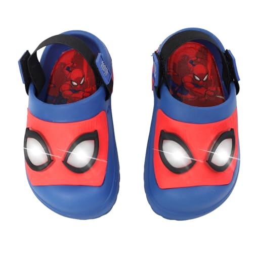 Image of Marvel Spiderman Clogs for Kids, Waterproof Slip On Toddler Clogs