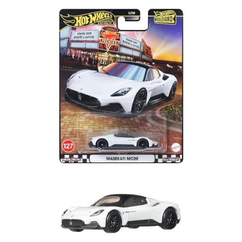 Ruote RealRiders: i pneumatici in gomma Real Riders con profilo chiaro garantiscono un look autentico e una presa eccellente su qualsiasi superficie, dalla pista al tappeto della tua stanza. Collector's Edition: un prodotto con licenza Maserati ed Mattel confezionato in un'elegante scatola con finestra trasparente, ideale come regalo o come decorazione per scaffali.