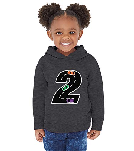 Haase Unlimited Racecar - Car Second Birthday Toddler/Youth Fleece Hoodie2