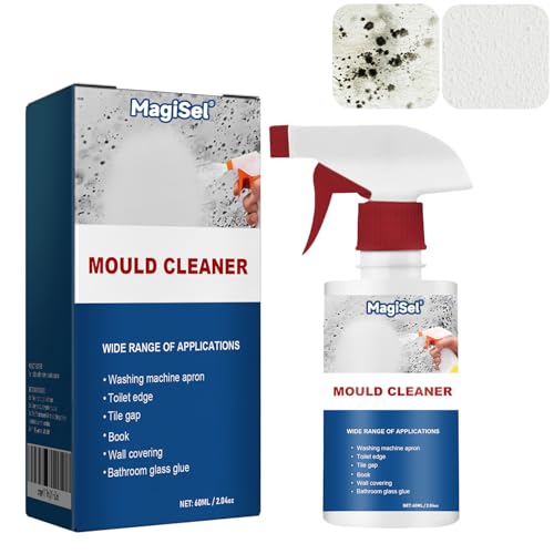 Mildew Cleaner Foam,Mould Cleaner Foam,Household Mildew Removal Foam Spray,60ml Mildew Deodorant Decontamination Spray,Mold and Mildew Remover Bathroom Cleaner Elimina manchas de humedades y moho