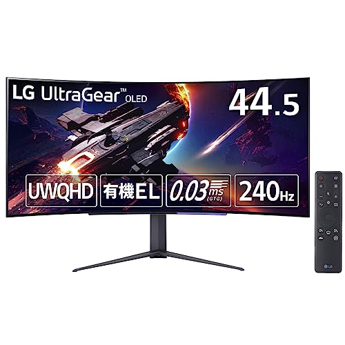 LG 45GR95QE 1440p ウルトラワイドモニター 公式】 LG 21:9 ウルトラワイドモニター - 45GR95QE-B | LG JP