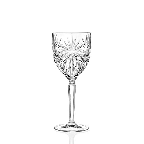 RCR Crystal Glassware Oasis Wine Glasses, Set of 6, 19x7.60, Clear