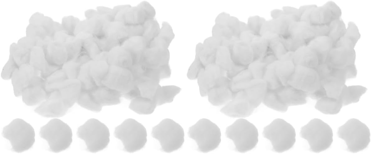 2pcs Mini Cotton for Makeup Removal Absorbent Cotton Gentle and Soft for for Manicure and Daily