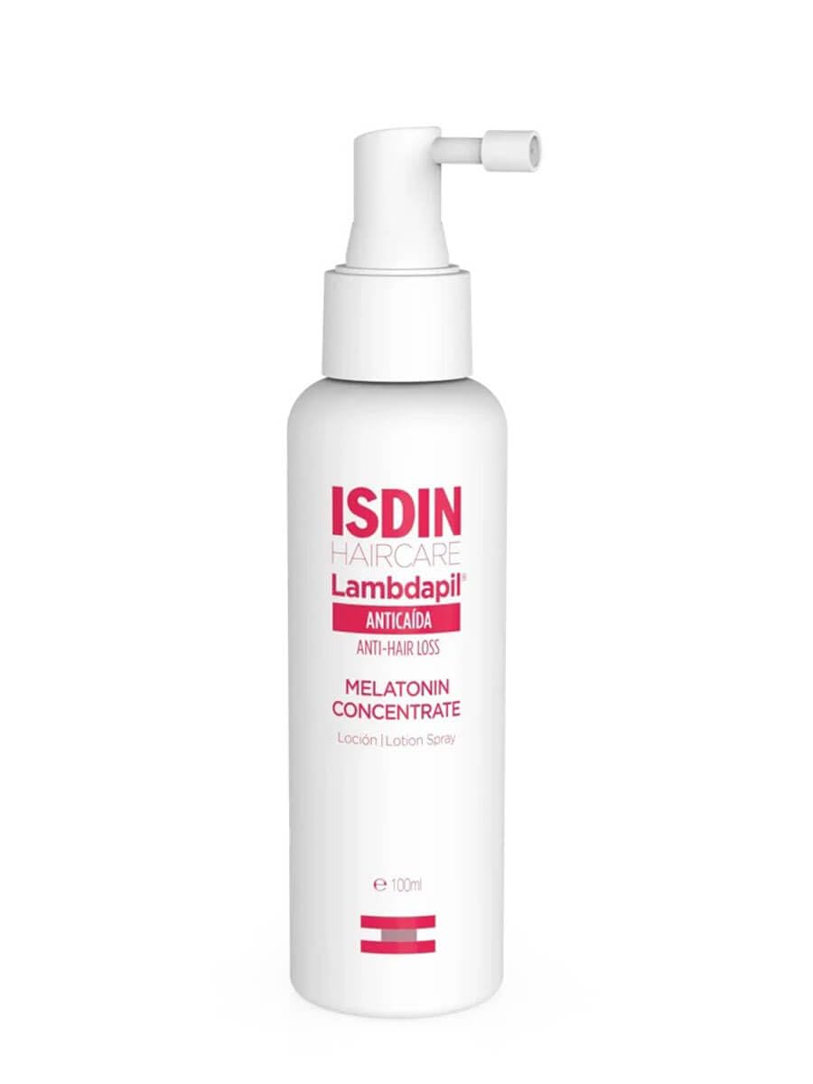 ISDIN Lambdapil Melatonin Concentrate, lozione anticaduta con melatonina, rinforza i capelli e aiuta a ridurre la caduta, migliora la densità e il volume dei capelli, 100 ml