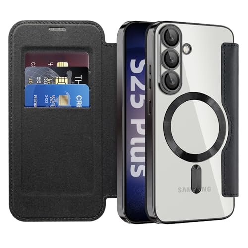 Étui anti rayures Samsung Galaxy S25 Plus coque avec blocage RFID noir