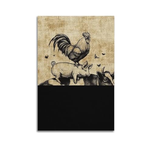 Décoration murale rétro pour retrouver la douceur de vivre à la ferme