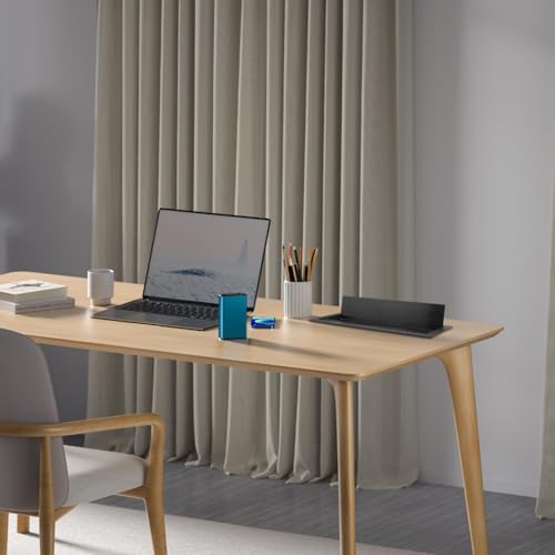 Tapa de cables de aleación para escritorio negro pasacables flexible hogar 5