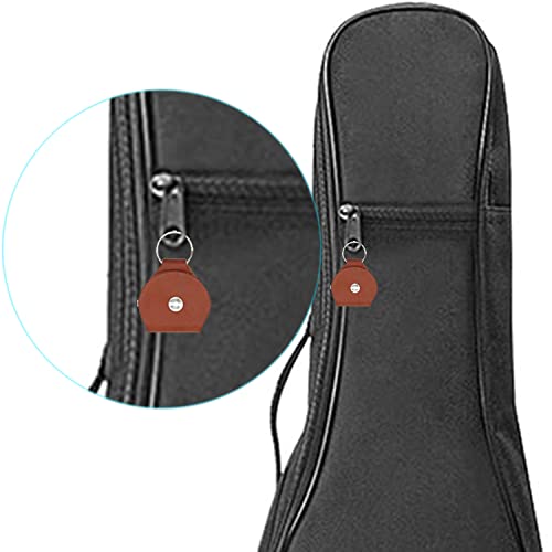 IKadiya Porte-médiators pour Guitare, Sacoche en Cuir pour Plectres Guitare(Marron) - Les Beatles, Paul McCartney, John Lennon, RIngo Starr, George Harrison IKadiya Porte-médiators pour Guitare, Sacoche en Cuir pour Plectres Guitare(Marron) – Image 6