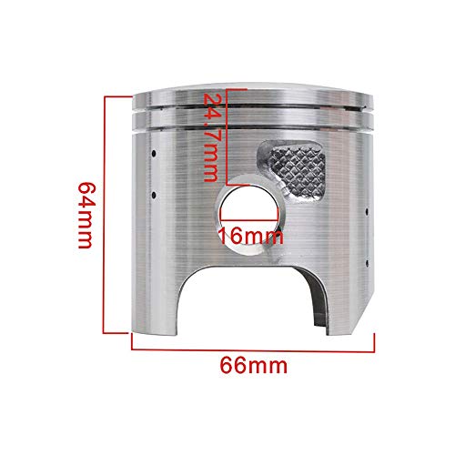Std 66Mm Pin 16Mm Motorcycle Engine Piston And Ring Kit For Kawasaki Kdx200 Kdx 200 #TOP3