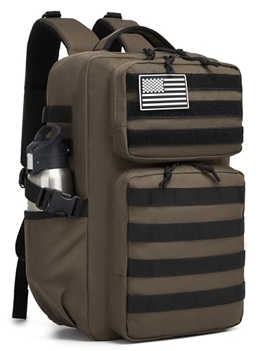Image of Wotony Military Tactical Backpack for Men Waterproof Daypack 3 Day Assault Pack Molle Bag with Water Bottle Holder