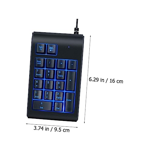 Clavier numérique mécanique compact RVB avec structure filaire haute précision