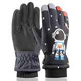 Hefaqewi Kinder Skihandschuhe, wasserdichte Schneehandschuhe für Kinder...