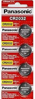Panasonic CR2032 3V Lithium Coin Battery (Pack of 4)