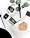The Cotton & Canvas Co. Just Peachy Summer Beach Cosmetic Bag and Travel Make Up Pouch