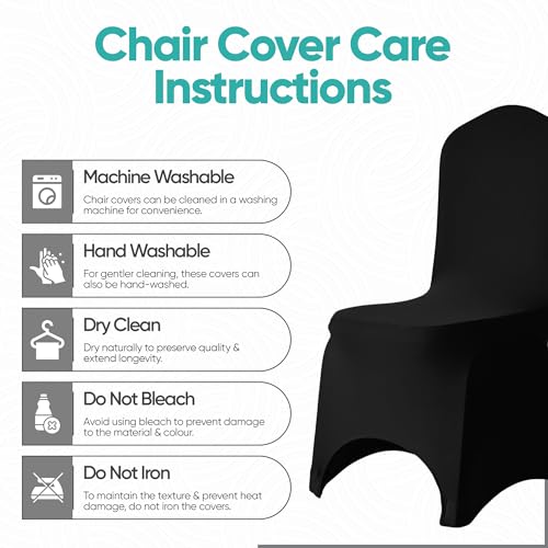 Housse de chaise élasthanne extensible 220 g/m² pour masquer les défauts - 7