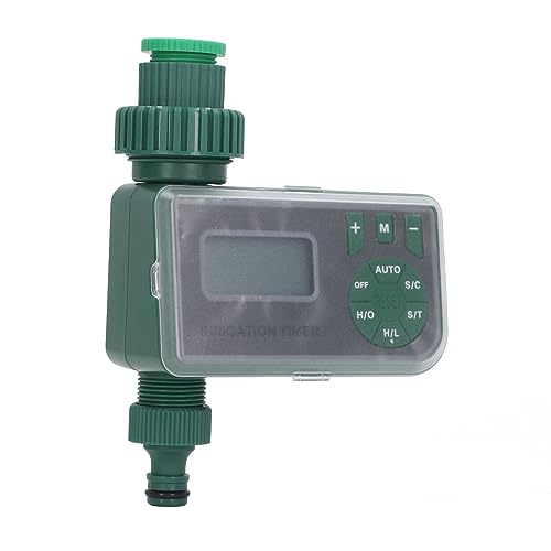 TOOLSGO Smart Automatic Watering Timer Programmable Digital Water Timer Watering Time Controller with Rain Delay for Garden Lawn Farm Irrigation