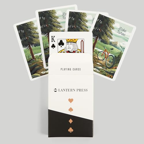 Juego de 52 Cartas de Poker Lake Tahoe miniatura 6