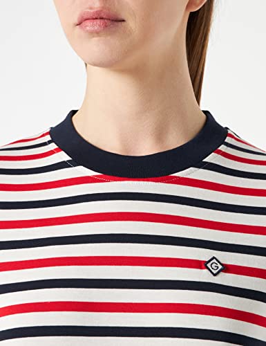GANT D1. ICON G STRIPED SS T-SHIRT, T-shirt Donna