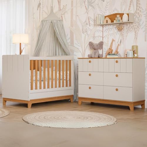 Quarto de Bebê Completo Berço Americano Cômoda 100% Mdf