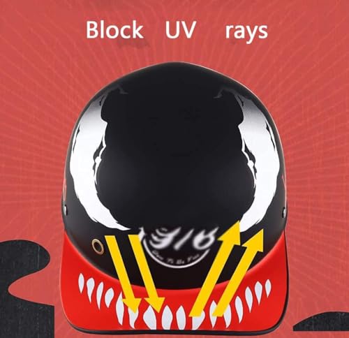 Casco de motocicleta retro estilo alemán de diseño vintage con acabados precisos 4