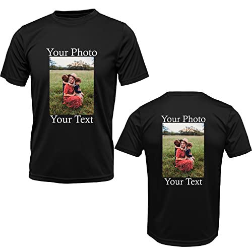 PB TECH Personalised Unisex Stag T-Shirt - Customised Image/Picture/Photo/Text