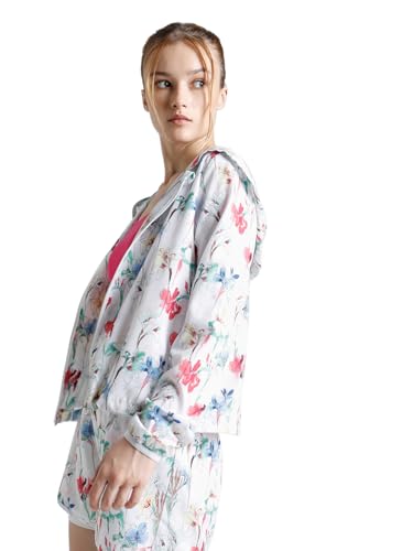 Image of ONLY Floral Longline Training or Gym Open Front Jacket