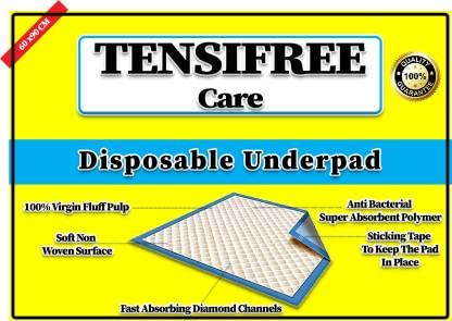 See full amazon price history chart for Tensifree Mid Super Soft Disposable Underpads with Sticking Tape, 6x9 cm (Pack of 1) Tensifree Mid Super Soft Disposable Underpads with Sticking Tape, 6x9 cm (Pack of 1) (B0BRSGL3W6) Amazon Price History, Amazon Price Tracker