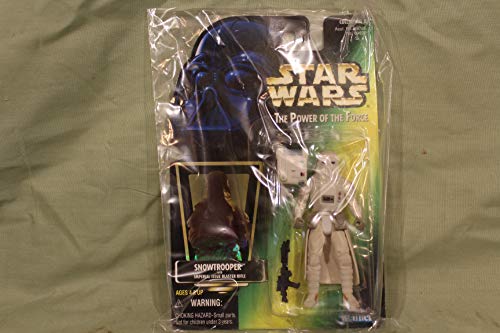 Star Wars, The Power of the Force Green Card, Snowtrooper Action Figure, 3.75 Inches