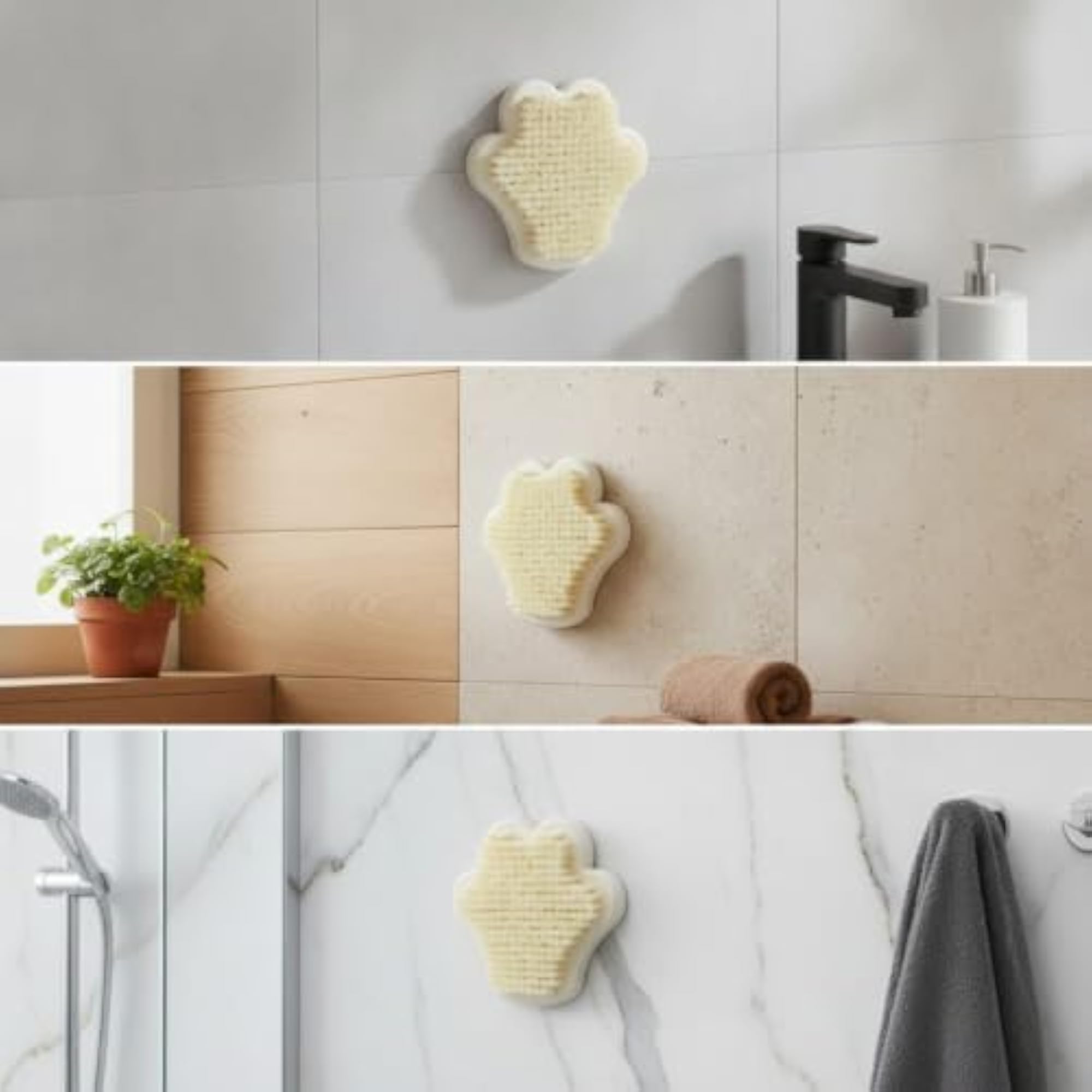 Large-Area Bath Scrubber Handheld Back Scrubber