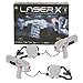 Giochi Preziosi Laser X - Blaster, Indoor e Outdoor con 2 Laser Blaster, 2 Ricevitori, Luci e Suoni, Confezione Sostenibile, LAE00110