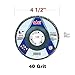 Sali 48 Pack Zirconia Flap Disc 40 Grit 4.5