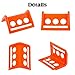 LIQWEI 20 Pack Flatbed Edge Protectors for Cargo Loads, Thick Plastic Corner Protectors Tie Down Strap Corner Protector Edge Protector for Pallets Trailer Truck Cargo Protection (Orange)