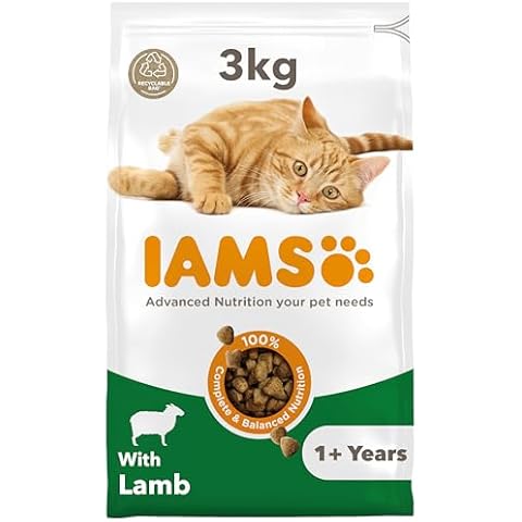 IAMS Complete Dry Cat Food with Lamb 3 kg Cover