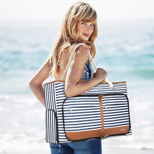 Lekespring Travel Tote with Shoe Compartment