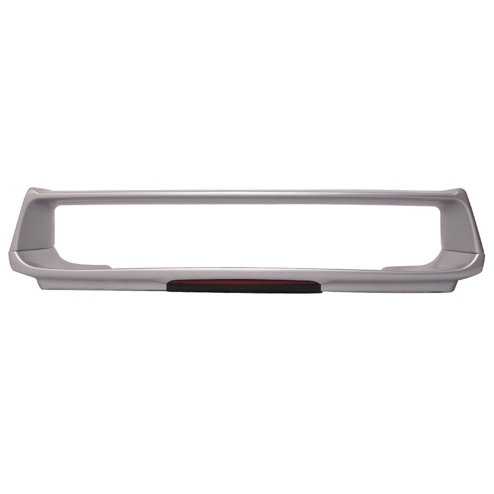 Fit 2002-2007 Subaru Impreza WRX Sedan Trunk Spoiler STI Style Painted #01G | IKON MOTORSPORTS with 3rd Brake LED Light Paint #01G Platinum Silver Metallic ABS Plastic Rear Trunk Lid Spoiler  product thumbnail 3