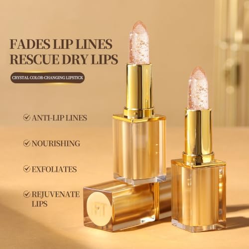 Magluxe Kivora Lipstick, Color Changing Clear Moisturizing Lipstick, Hydrating Tinted Lip Balm, Lightweight Non Sticky Texture, Daily Lip Makeup for Smooth Natural Looking Color,1pc