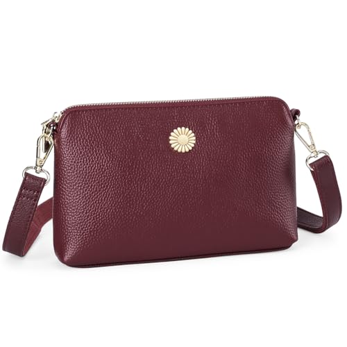 Image of SENDEFN Small Crossbody Phone Purses for Women Vegan Leather Crossbody Bags Shoulder Handbags