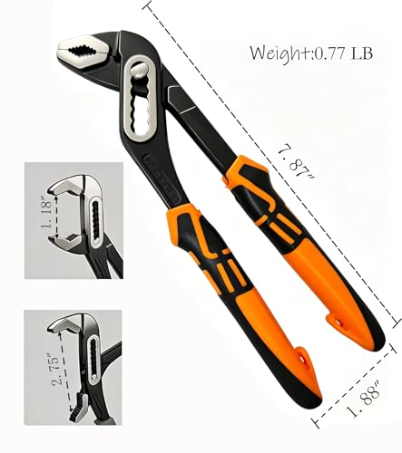 Image of Channel Locks Plier 8 inch,High Torque,V Jaw,Anti-Slip Handle.