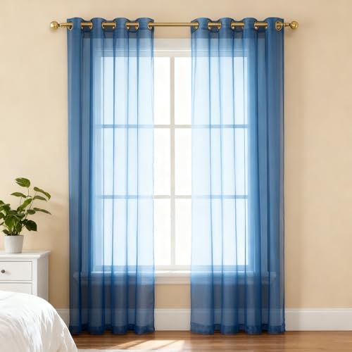 Cortinas translúcidas de 70x120 cm que resuelven la falta de luz en habitaciones oscuras 4