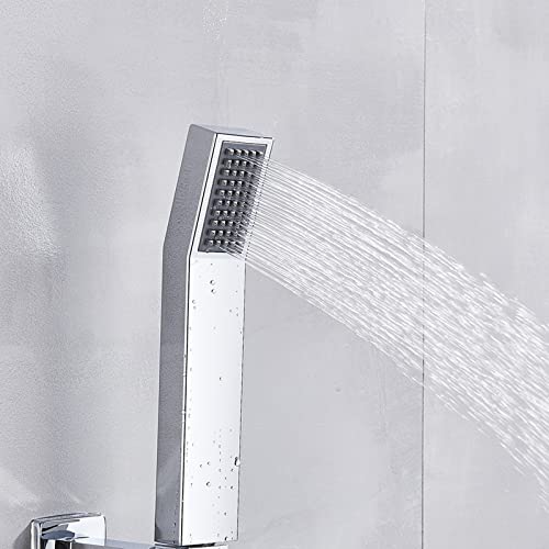 Système de douche de précipitation avec douchette à main intégrée - 2