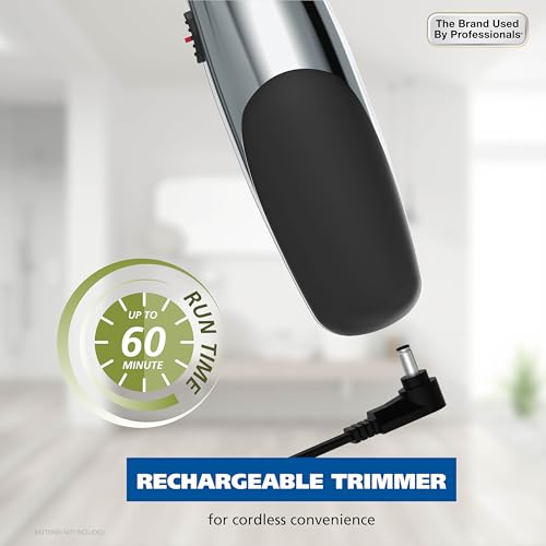 Wahl Groomsman Rechargeable Beard Trimmer kit for Mustaches, Nose Hair, and Light Detailing and Grooming with Bonus Wet/Dry Battery Nose Trimmer – Model 5622v by Wahl - Image 6