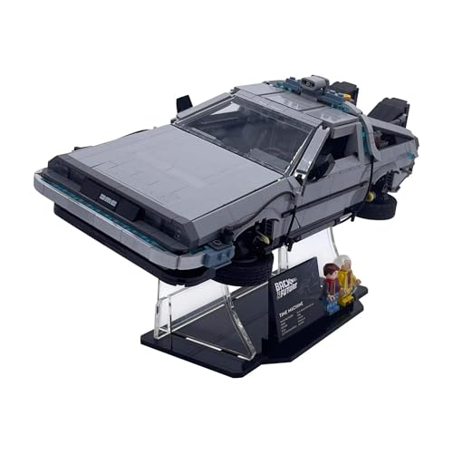 Brickcessories Display Stand for LEGO 10300 Back to the Future Time Machine | Set Not Included - Has...