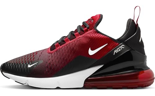 Nike Air MAX 270 Herrenschuh, Calzado Hombre, Gym Red White Black, 44 EU