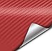 VViViD XPO Red Carbon Fiber Car Wrap Vinyl Roll with Air Release Technology (1FT X 5FT)