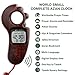 AL-FAJIA Islamic Prayer Time and Athan Sound Reminder Digital Tasbih Counter, Full Azan Clock for USA and Worldwide, Portable - Dark Brown