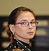 OWL Retro Fashion Non Prescription Fashion Glasses Narrow Rectangular Black Frame Eyeglasses Clear Lens