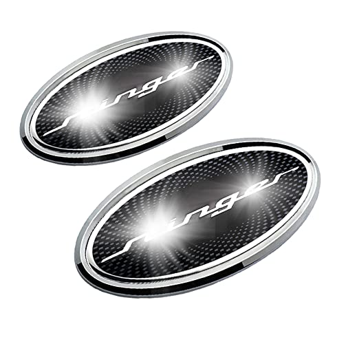 Arkosknight 2Pcs Vintage Gt Stlnger Badge,Front Hood Rear Trunk Emblem Stickers Compatible With Car Accessories (Stlnger Black) #TOP1