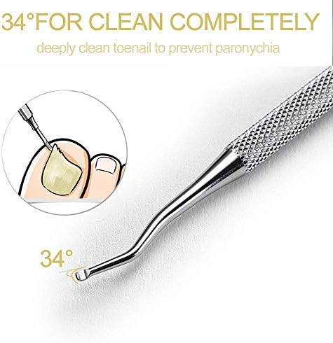 Manicure Tools Pedicure Tools-multi-function Double End Nail Lifter, Ingrown Toenail Tool, Callus Remover and Trimmer Cutters Nail Tools With 100% Stainless Steel With Non-slip Handle