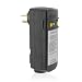 Leviton 16793 20-Amp, 120-Volt, Grounded, Compact Automatic Reset Right Angle GFCI, RoHS Compliant, Black