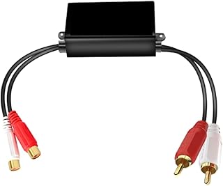Wertygh Sound Cancellation Audio Isolator Current Noise Audio Isolator Filter Audio Isolator Stereo RCA Isolator